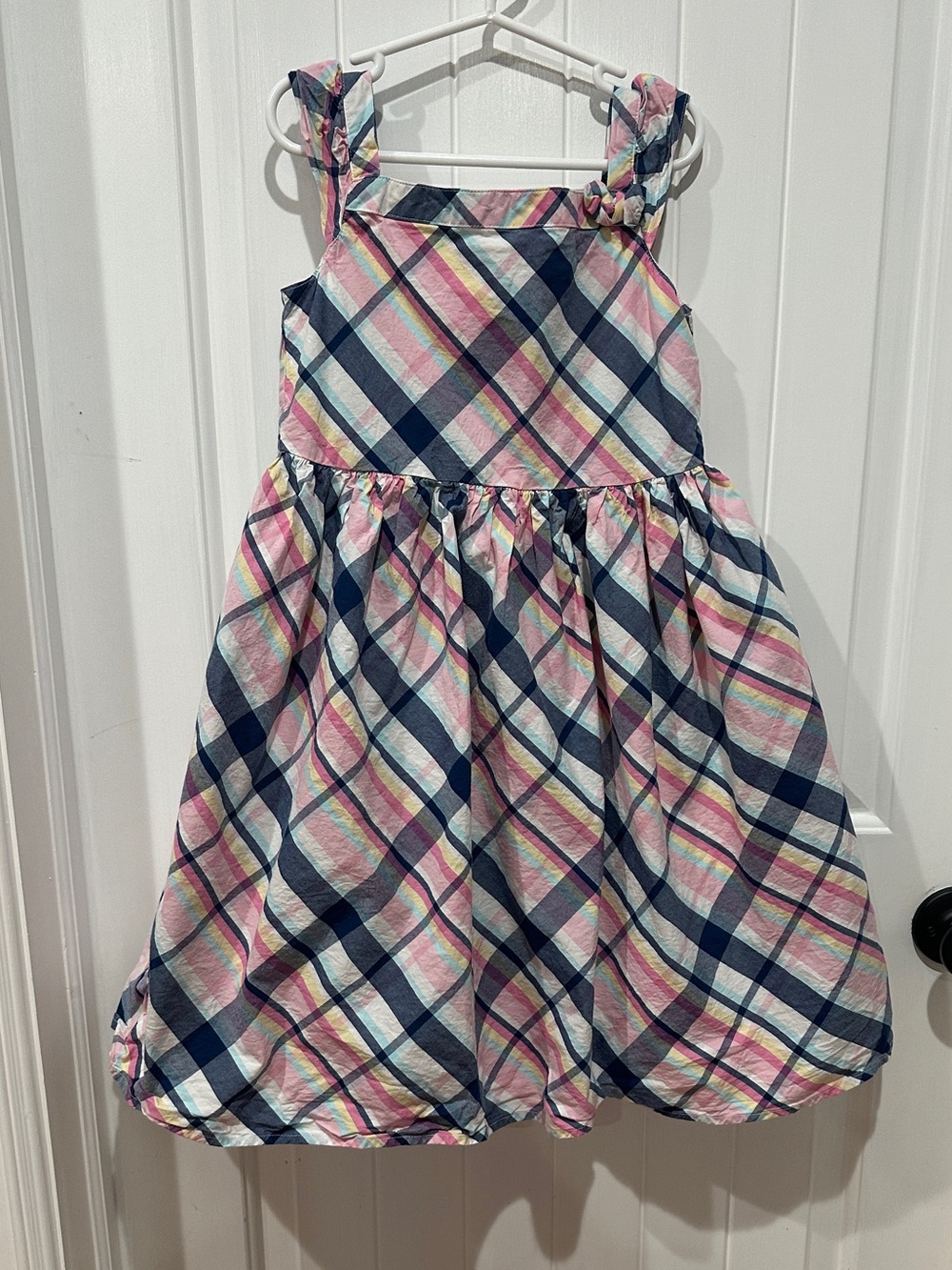 Gymboree Plaid Sundress - Navy, Pink & White